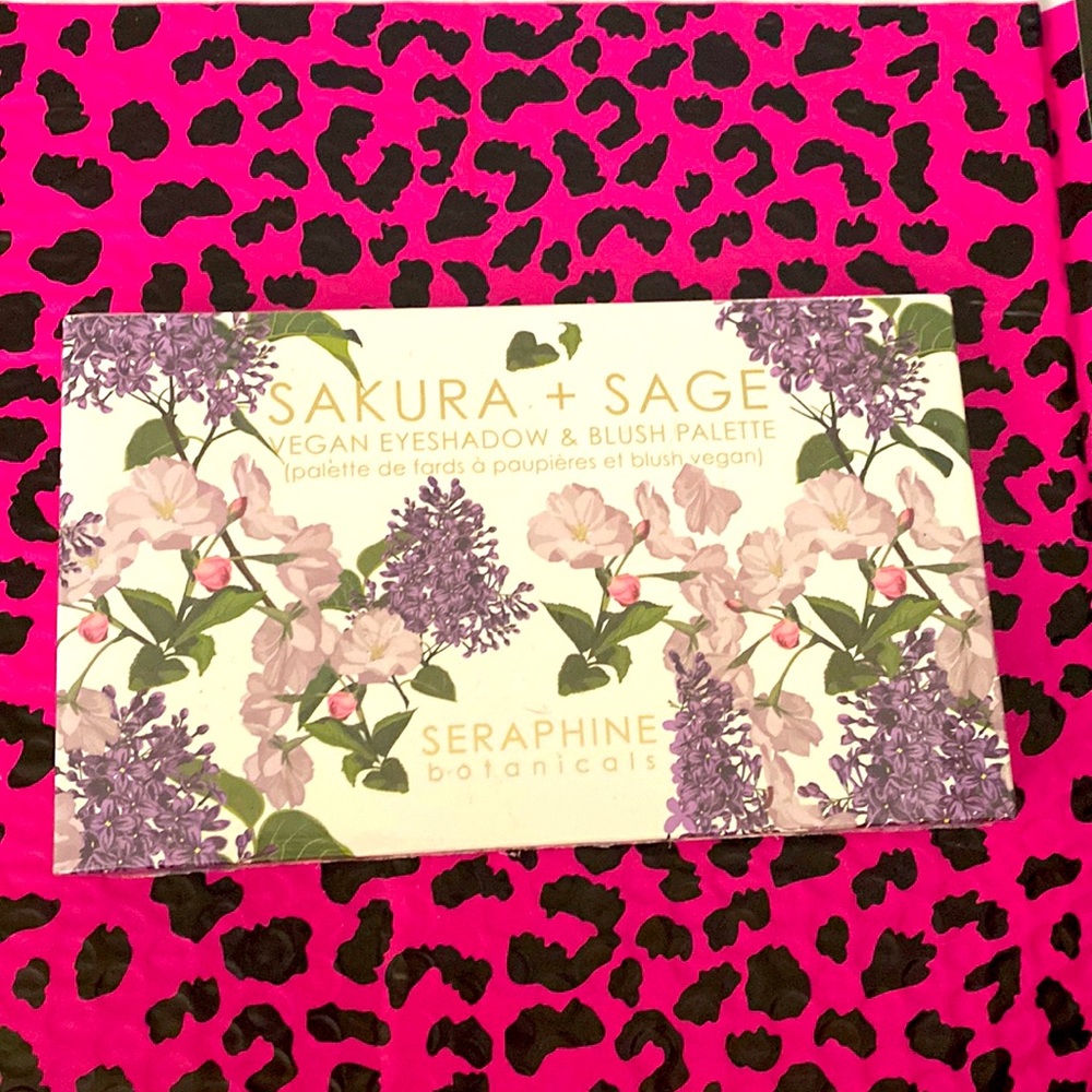 Sakura + Sage Vegan Eyeshadow and Blush Palette